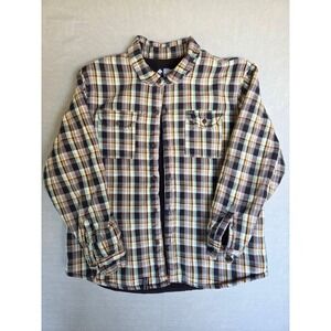 LRG Lifted Research Group Sherpa Lined Flannel Jacket XL Streetwear Grunge